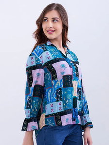 เสื้อเชิ้ตผู้ชายไซส์ใหญ่แฟชั่นลายพิมพ์ แขนสั้น ปกเสื้อ ปกติ ติดกระดุมแถวเดียว รุ่นใหม่ประจำฤดูร้อนปี 2024 - Product Image 3