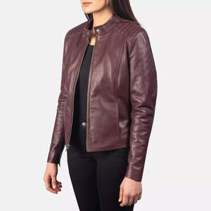 Nouvelle Arrivée 2026 – Blouson matelassé classique en cuir véritable pour femme, tissu satiné tanné, doublure en lin/nylon, haute teneur en coton - Product Image 3