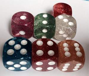 Dés de jeu en résine standard de 16 mm, dés à six faces D6 à points pour jeux de société, RPG, casino, éducation, vente en gros, 500 pièces - Product Image 3