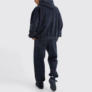 Sweat-shirt unisexe en molleton écologique pour perfectionnistes, avec logo imprimé en relief sur le devant, coupe ajustée, manches longues, streetwear d'hiver - Product Image 2