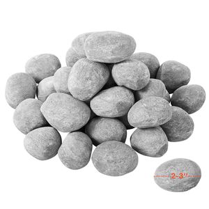 Pietre Decorative in Ceramica per Focolare - 30 Pezzi da 2-3 Pollici, Riutilizzabili per Interni/Esterni - Product Image 5