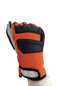 Guantes de Trabajo con Puntos de Kevlar en la Palma, Resistentes a Impactos y Cortes, para Uso Laboral Continuo - Product Image 1
