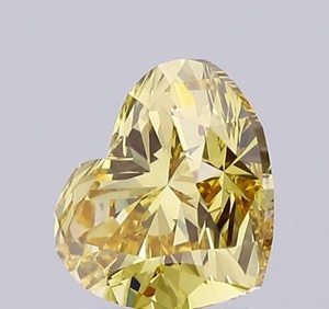 เพชร CVD สีน้ำตาลเหลืองทรงหัวใจ น้ำหนัก 3.01 กะรัต ผลิตในห้องปฏิบัติการ รับรองโดย IGI สำหรับทำเครื่องประดับ แหวน และต่างหู - Product Image 5