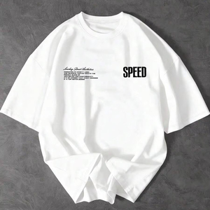 Camisetas de Manga Corta para Hombre, Tallas Grandes, 100% Algodón, Color en Contraste, Diseño Personalizado OEM, Secado Rápido y Transpirable, Nueva Llegada, Alta Calidad - Product Image 1