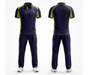 High Quality Sublimated <b>Cricket</b> Sports Uniform Full Sublimation Printing | Men Women Youth <b>Cricket</b> Wears Polo Shirt and Trouser - Product Image 6