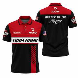 Wholesale Custom Team Polo <b>Shirt</b> Men Sublimated Printing All Over Printed Motorcycle Auto Racing E Sports <b>Shirt</b> - Product Image 4