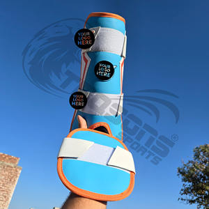 Protège-jambes de baseball TRQSONS personnalisable et léger, en EVA rigide rembourré, protection intégrale toutes saisons, tailles multiples sur mesure - Product Image 1