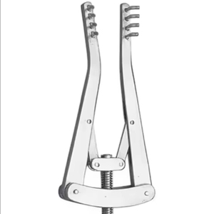 Écarteur manuel de côtes de haute qualité, 2 lames, en acier inoxydable allemand, instruments chirurgicaux réutilisables, qualité A+, certifié CE - Product Image 2