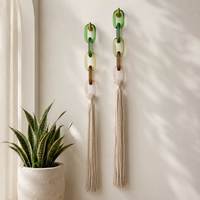 Centre de table décoratif en résine moderne de haute qualité, fait main, avec maillons de chaîne, ornement pour la maison