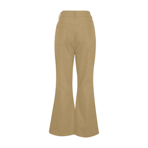 Classic Women Flare <b>Pants</b> Custom Made Bell Bottom Trousers Cotton/<b>Spandex</b> Summer Casual Streetwear for Everyday Outfits - Product Image 4