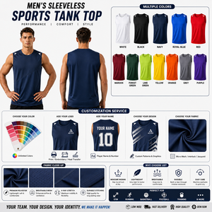 Camiseta Deportiva Personalizada sin Mangas para Hombre, de Secado Rápido, para Gimnasio, Baloncesto, Entrenamiento Atlético, Fabricación de Camisetas Deportivas - Product Image 4