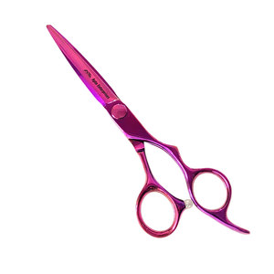 Ciseaux de salon en acier inoxydable avec repose-doigts réglable pour une coiffure de précision, ciseaux de coiffure professionnels de 5,5 pouces - Product Image 1