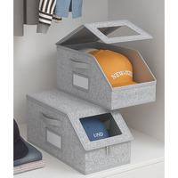 Organisateur de vêtements portable multifonctionnel et peu encombrant, boîte de rangement pour chapeaux