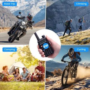 วิทยุพกพา UV-5R เครื่องรับส่งวิทยุมือถือแบบสองทิศทางกำลังสูงชาร์จได้วิทยุแฮมสำหรับการผจญภัยกลางแจ้ง-จำเป็น - Product Image 5