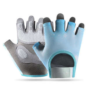 <b>Half</b> Finger Training Gloves Weightlifting Gym Fitness Gloves Anti <b>Slip</b> Grip Durable Workout Gloves OEM - Product Image 1