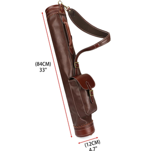 กระเป๋ากอล์ฟแบบขาตั้งหนังแท้คุณภาพสูง พร้อมกระเป๋าใส่ไม้กอล์ฟแบบพกพาอเนกประสงค์ น้ำหนักเบา สำหรับทุกเพศ - Product Image 2