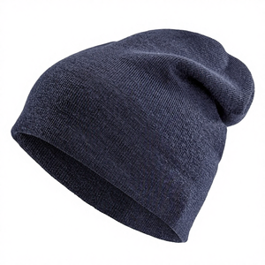 Gorro de lana tejido para hombre, gorro de invierno cálido y suave de algodón, gorros de esquí en 25 colores sólidos, gorro de punto para mujer, gorros de lana para hombre. - Product Image 4