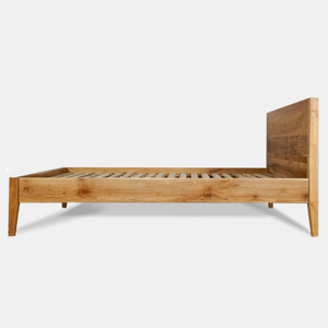 Cama de madera nórdica tamaño king, juego de muebles modernos para dormitorio, diseño simple para decoración del hogar. - Product Image 2