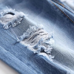 Jean déchiré de haute qualité pour homme, coupe décontractée, tissu extensible premium, mode décontractée, pour tous les jours et les activités de plein air - Product Image 5