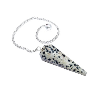 2024 Nuevo diseño Natural Crystal Quartz 12 Péndulo facetado | Péndulos de radiestesia Péndulos de cristal a la venta - Product Image 6