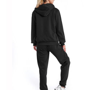 Chándal Deportivo de Invierno para Mujer al por Mayor, con Capucha, Ecológico, Estilo Urbano, Personalizable con Bordado de Marca, 100% Poliéster, Venta al por Mayor - Product Image 6