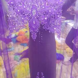 Vestido de gala mini formal con cuentas hechas a mano, corte imperio, ecológico, con dobladillo y forro de algodón modal, panel ODM - Product Image 6