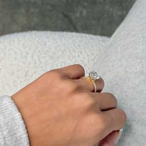 4.50 Carat Cut Lab Grown Diamond Gold <b>Ring</b> for Women | Luxury <b>Solitaire</b> Engagement <b>Ring</b> | Trendy Premium Wedding Jewelry Gift - Product Image 2