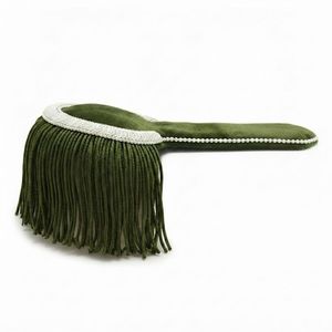 Épaulettes décoratives à franges avec broderie dorée pour uniformes, cérémonies, défilés et spectacles - Product Image 6