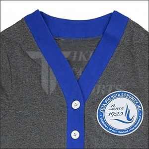 Cárdigan de Lana para Mujer, Estilo Moderno, Otoño Invierno, Tejido Holgado, Diseño Personalizado, Tejido Grueso, Bordado, Patchwork - Product Image 3