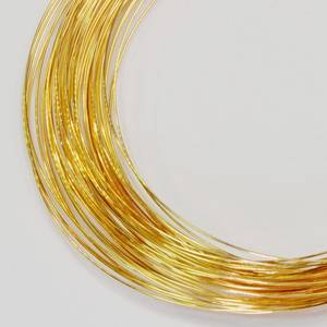 Alambre Redondo Semiduro de Oro Sólido de 18K, Calibre 28, 1 Pie, Componente Esencial para la Fabricación de Joyería - Product Image 2