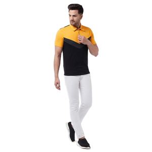 Polo de secado rápido de poliéster para hombre de manga corta informal liso de alta calidad con logotipo personalizado al por mayor - Product Image 5
