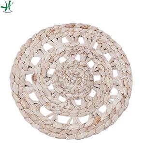Best Seller <b>Round</b> Seagrass <b>PlaceMat</b>, Weaving <b>Placemat</b>, Eco-friendly Material, Natural Color - Product Image 4