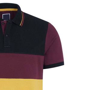 Camiseta Polo Deportiva de Manga Corta para Hombre, de Secado Rápido, Transpirable, Holgada, para Correr al Aire Libre, con Contraste de Color, OEM ODM - Product Image 5