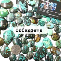 Turquoise tibétaine naturelle, pierres précieuses en vrac, formes et tailles variées, cabochons en turquoise tibétaine, lot de pierres précieuses en vrac pour la fabrication de bijoux
