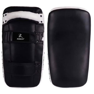 Protège-tibias multifonctionnels en cuir de vachette pour l'entraînement aux arts martiaux et à la boxe – Écologiques et protecteurs pour débutants et utilisateurs avancés - Product Image 1