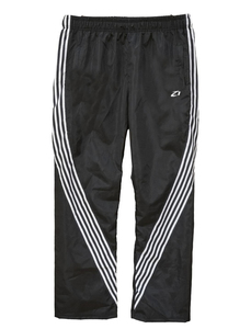 Pantalon de survêtement en nylon à rayures diagonales pour homme, coupe régulière, taille élastique, léger, coupe-vent, vêtements d'entraînement, livraison directe d'usine - Product Image 2