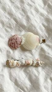 Barrette de luxe faite à la main en coquillages naturels, accessoire capillaire bohème pour femme, idéal pour l'été et la plage, vente en gros Vietnam - Product Image 5