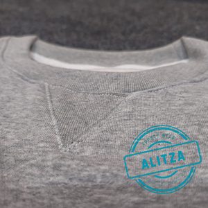 Sweat à capuche unisexe personnalisé avec logo perlé, 100 % coton, molleton automne-hiver, col rond décontracté, manches longues, broderie 3D - Product Image 2