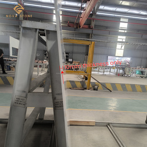 Prefab khách sạn khu nghỉ mát dự án cao cấp calacatta Panda trắng tùy chỉnh kích thước tường Bảng điều khiển mỏng thiết kế lớn Quartz <span class=keywords><strong>slab</strong></span> - Product Image 5