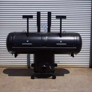 Parrilla de carbón para ahumador de barbacoa de flujo inverso, la más demandada, para remolques de concesiones y tijeras de peluquería - Product Image 1