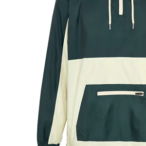 Chaqueta Cortavientos Anorak Personalizada de Dos Tonos con Cremallera, Tallas Grandes, Impermeable, Cortavientos, Forro de Malla, con Capucha, para Senderismo al Aire Libre, Carcasa Rígida - Product Image 2