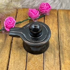 Obsidienne noire naturelle sculptée en forme de Shivling, cristal de guérison Shiva Lingam pour la spiritualité Reiki, décoration spirituelle, vente en gros - Product Image 6