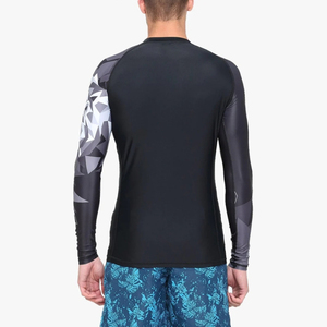 High Quality Spandex/Polyester <b>Compression</b> <b>Shirt</b> for Men-OEM Customized Long Sleeve UPF 50 Eco-Friendly Quick Dry Breathable - Product Image 2