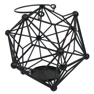 Lámpara de vela de un solo color, diseño colgante, decoración de acabado pintado, soporte de vela individual de Metal de hierro, decoración de interior fresca - Product Image 2