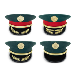 Gorra de Visera Formal Bordada Personalizada Estilo Arabia Saudita para Adultos, Transpirable, Ajustable, para las Cuatro Estaciones, Uniforme - Product Image 3