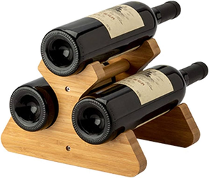 Wood Wine Bottle Standing Storage Rack Factory Price Natural Solid Wood Wine Bottle Holder - Product Image 6