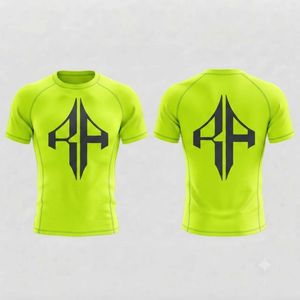 Camiseta Deportiva Sublimada para Hombre, Manga Corta, Cuello Redondo, Secado Rápido, Transpirable, Material de Spandex/Poliéster, Alta Calidad - Product Image 1