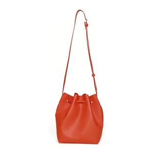 Elegant <b>Women's</b> Leather <b>Bucket</b> <b>Bag</b> Printed Fashion Crossbody Shoulder Handbag With Drawstring <b>For</b> Daily Use & Travel Shopping - Product Image 4