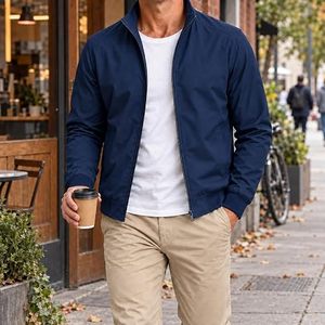 Autumn Winter Men's <b>Pilot</b> <b>Jacket</b> New Solid Color American Flying Suit Motorcycle Bomber <b>Jacket</b> Plus Size Inspired - Product Image 5