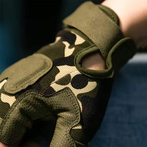 Gants de cyclisme à séchage rapide, respirants, antidérapants, doux, demi-doigts, confortables pour l'extérieur, à manches courtes - Product Image 6